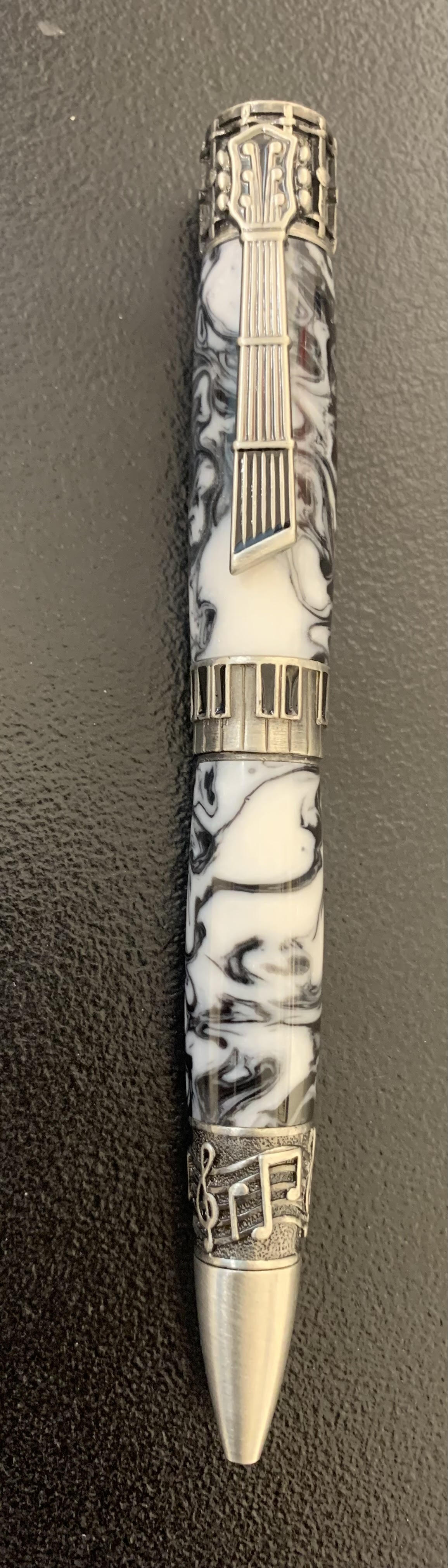 Alex Pearl Allywood Creations Music - Black & White Acrylic